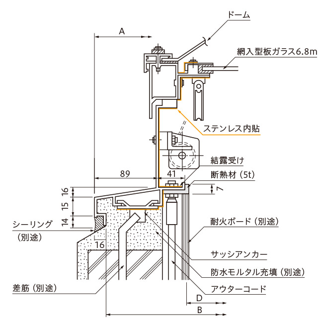 【NS-LHL】RC取付参考図（RC専用タイプ）